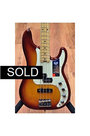 Fender American Elite Precision Bass Tobacco Burst MN Fender American Elite Precision Bass Tobacco Burst MN